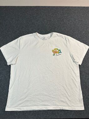 The Nike Tee Peace Love Swoosh White Graphic T Shirt Size XL